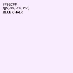 #F9ECFF - Blue Chalk Color Image